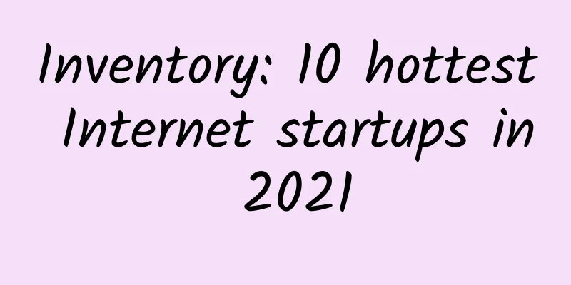 Inventory: 10 hottest Internet startups in 2021