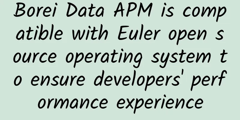 Borei Data APM is compatible with Euler open source operating system to ensure developers' performance experience