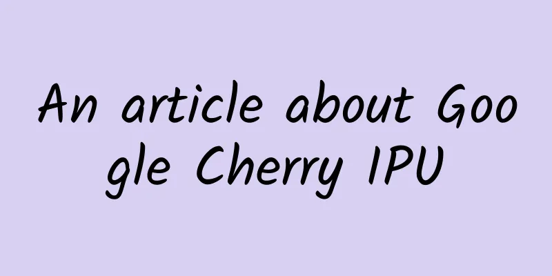 An article about Google Cherry IPU