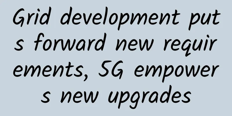 Grid development puts forward new requirements, 5G empowers new upgrades