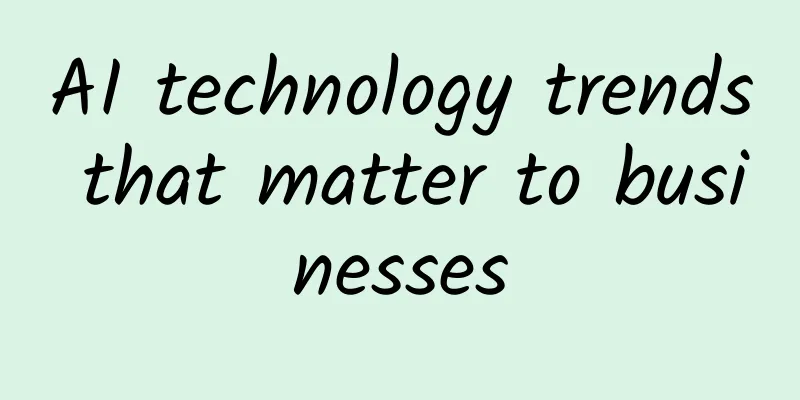 AI technology trends that matter to businesses