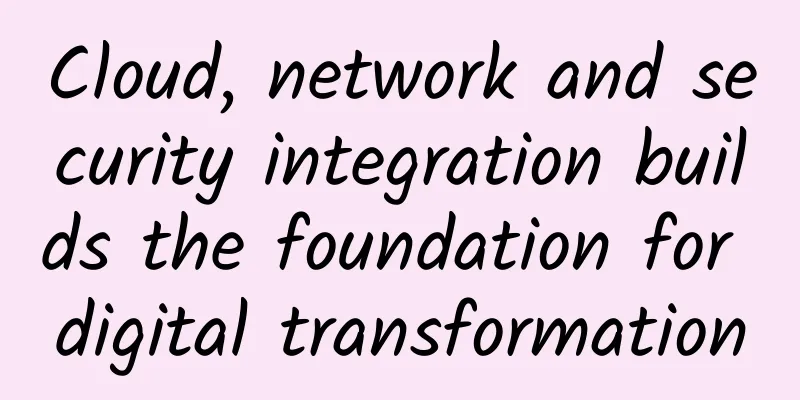 Cloud, network and security integration builds the foundation for digital transformation