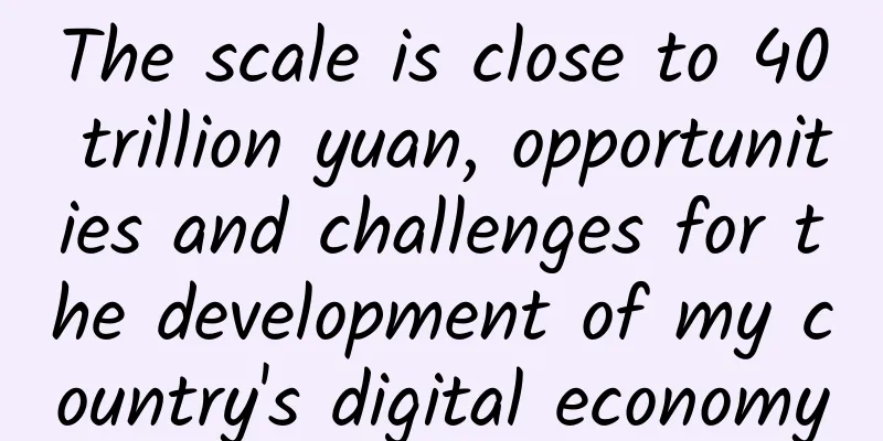 The scale is close to 40 trillion yuan, opportunities and challenges for the development of my country's digital economy