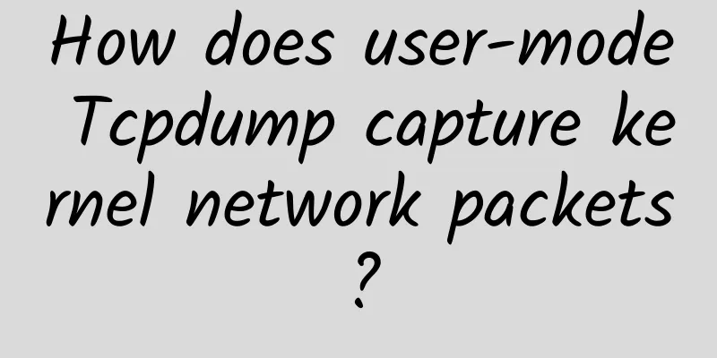 How does user-mode Tcpdump capture kernel network packets?