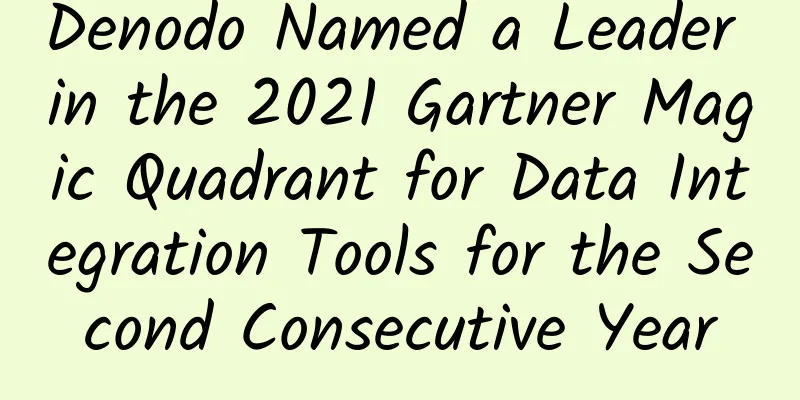 Denodo Named a Leader in the 2021 Gartner Magic Quadrant for Data Integration Tools for the Second Consecutive Year
