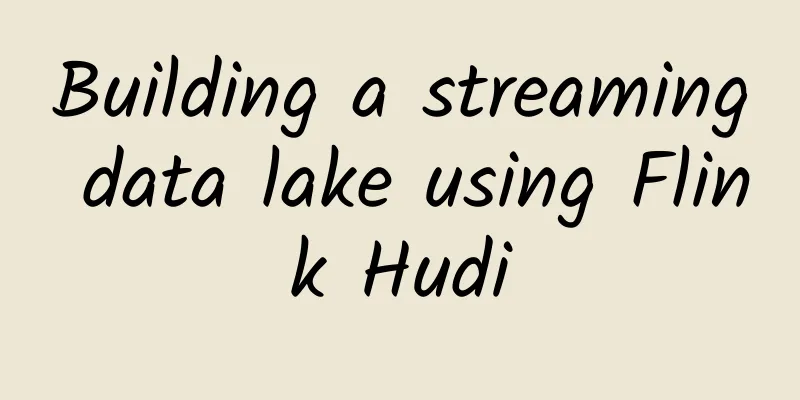 Building a streaming data lake using Flink Hudi