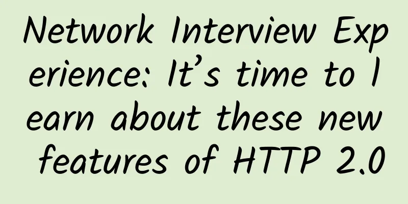 Network Interview Experience: It’s time to learn about these new features of HTTP 2.0