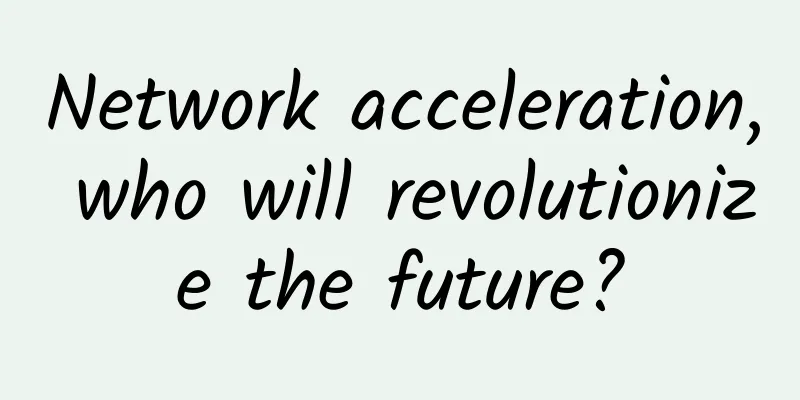 Network acceleration, who will revolutionize the future?