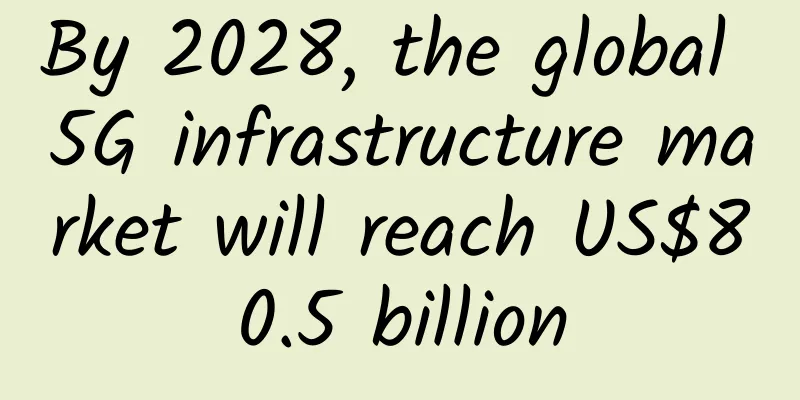 By 2028, the global 5G infrastructure market will reach US$80.5 billion