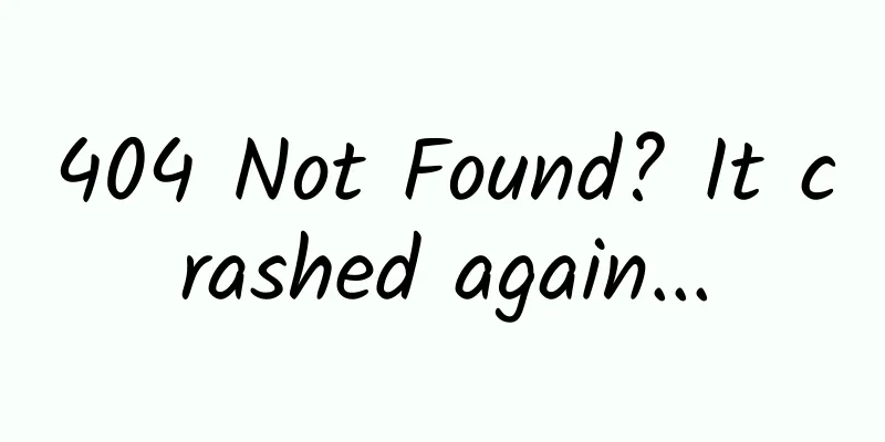 404 Not Found? It crashed again...