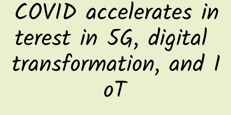 COVID accelerates interest in 5G, digital transformation, and IoT