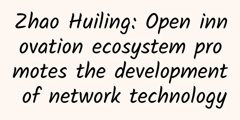 Zhao Huiling: Open innovation ecosystem promotes the development of network technology