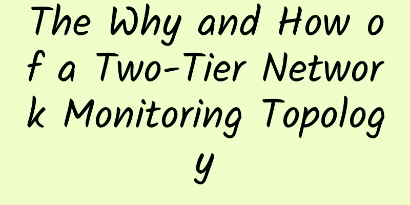 The Why and How of a Two-Tier Network Monitoring Topology