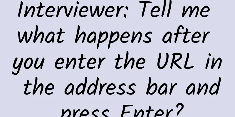 Interviewer: Tell me what happens after you enter the URL in the address bar and press Enter?