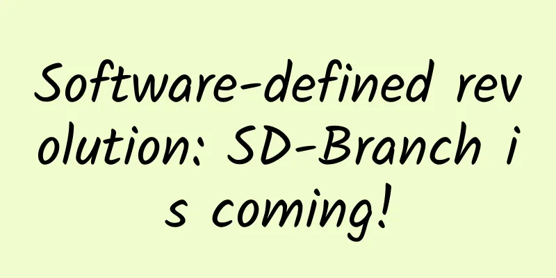 Software-defined revolution: SD-Branch is coming!