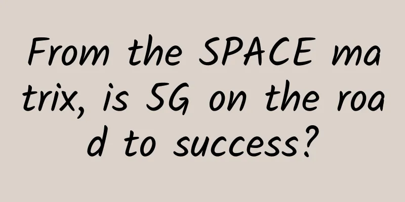 From the SPACE matrix, is 5G on the road to success?