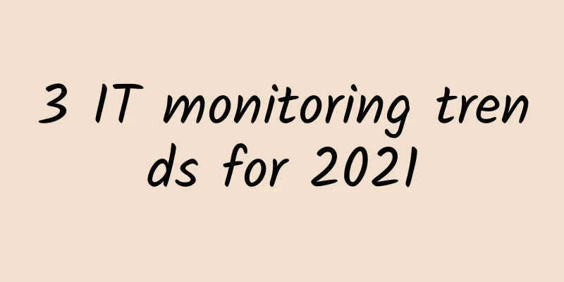 3 IT monitoring trends for 2021