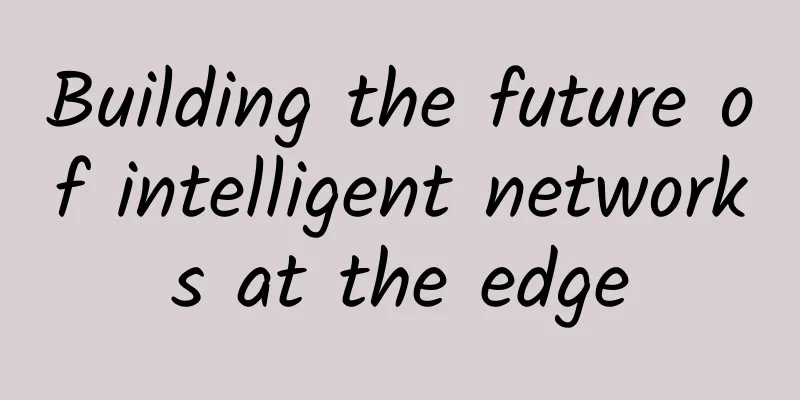 Building the future of intelligent networks at the edge