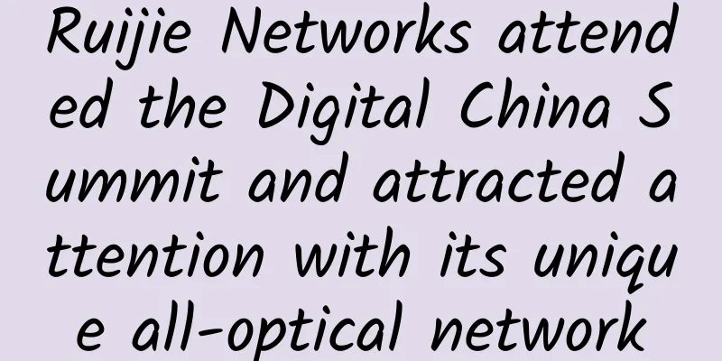 Ruijie Networks attended the Digital China Summit and attracted attention with its unique all-optical network