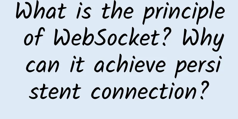What is the principle of WebSocket? Why can it achieve persistent connection?