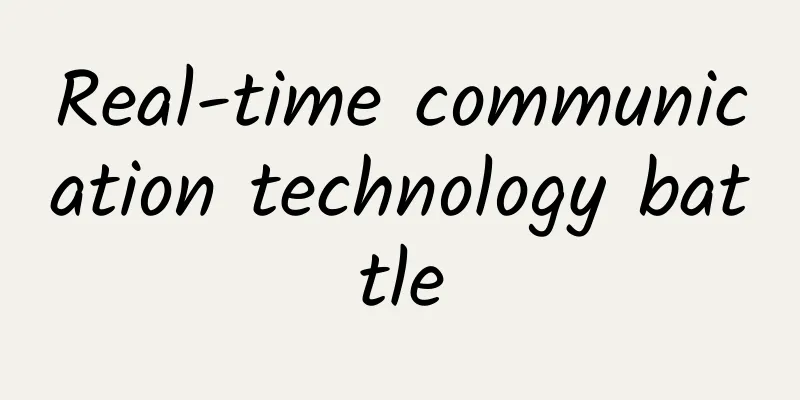 Real-time communication technology battle