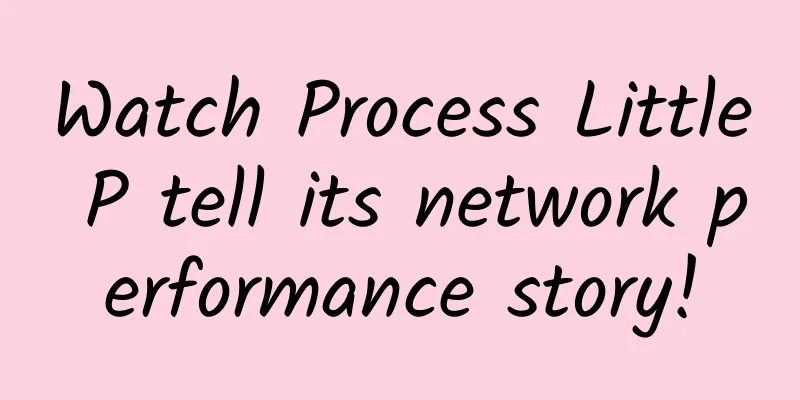 Watch Process Little P tell its network performance story!