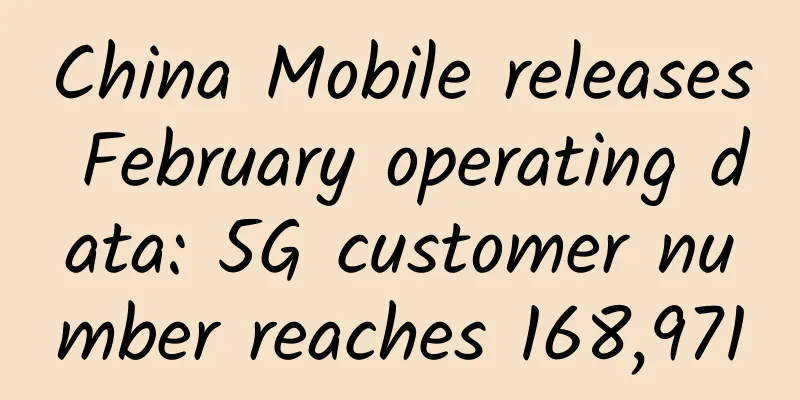 China Mobile releases February operating data: 5G customer number reaches 168,971