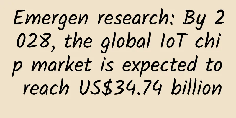 Emergen research: By 2028, the global IoT chip market is expected to reach US$34.74 billion