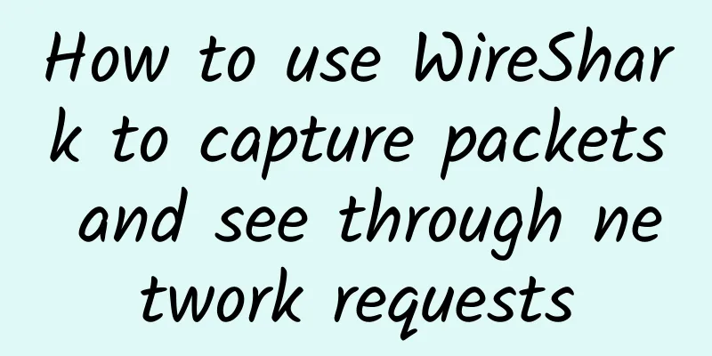 How to use WireShark to capture packets and see through network requests
