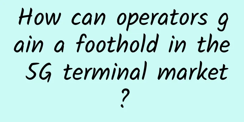 How can operators gain a foothold in the 5G terminal market?