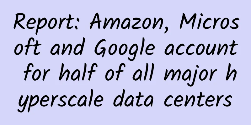 Report: Amazon, Microsoft and Google account for half of all major hyperscale data centers