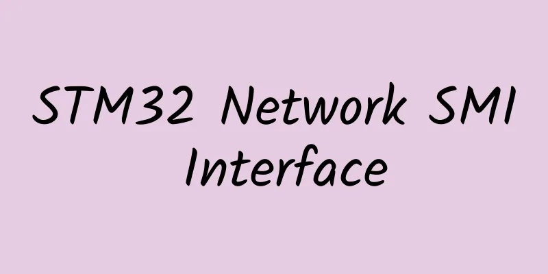 STM32 Network SMI Interface