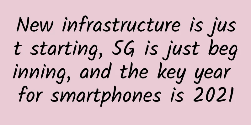 New infrastructure is just starting, 5G is just beginning, and the key year for smartphones is 2021