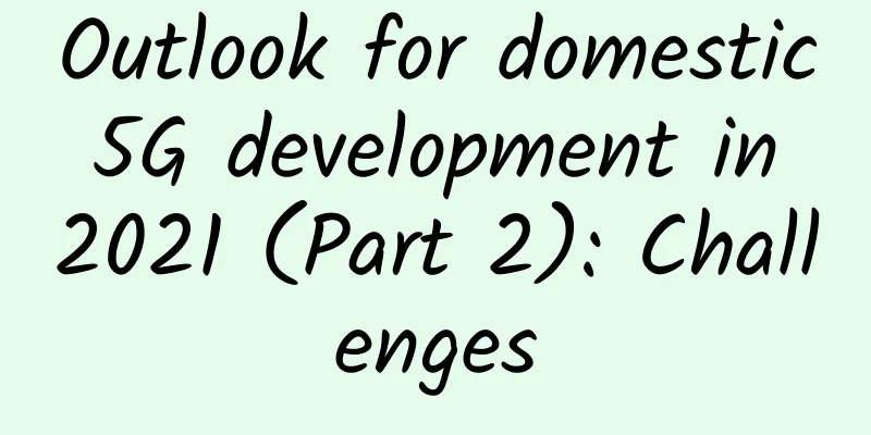 Outlook for domestic 5G development in 2021 (Part 2): Challenges