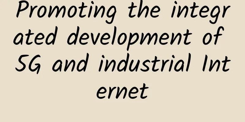 Promoting the integrated development of 5G and industrial Internet