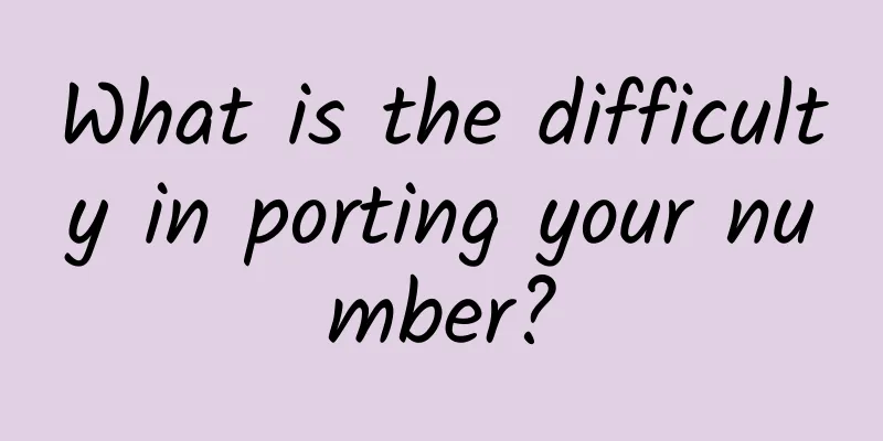 What is the difficulty in porting your number?
