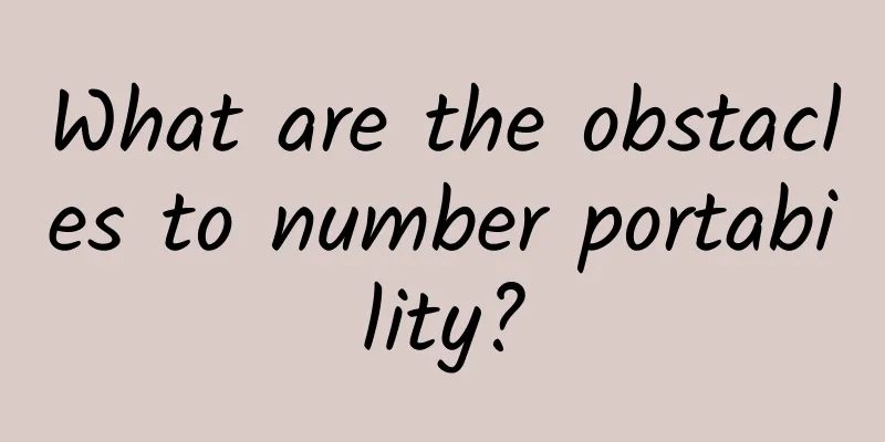 What are the obstacles to number portability?