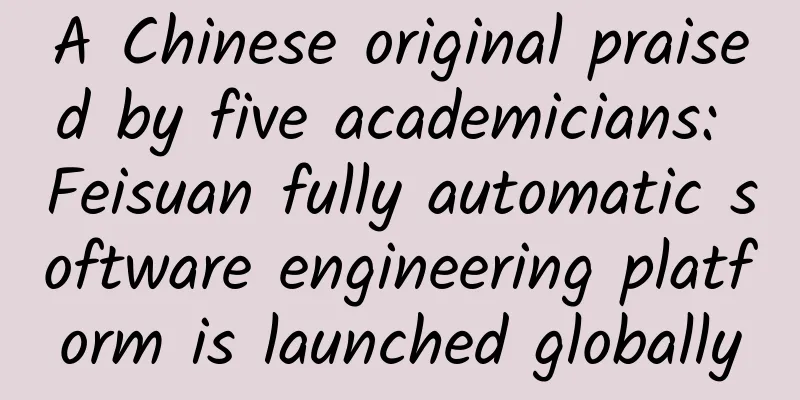 A Chinese original praised by five academicians: Feisuan fully automatic software engineering platform is launched globally