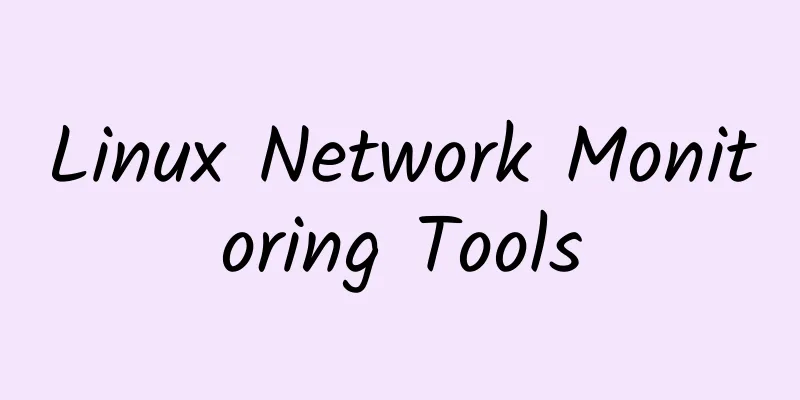Linux Network Monitoring Tools