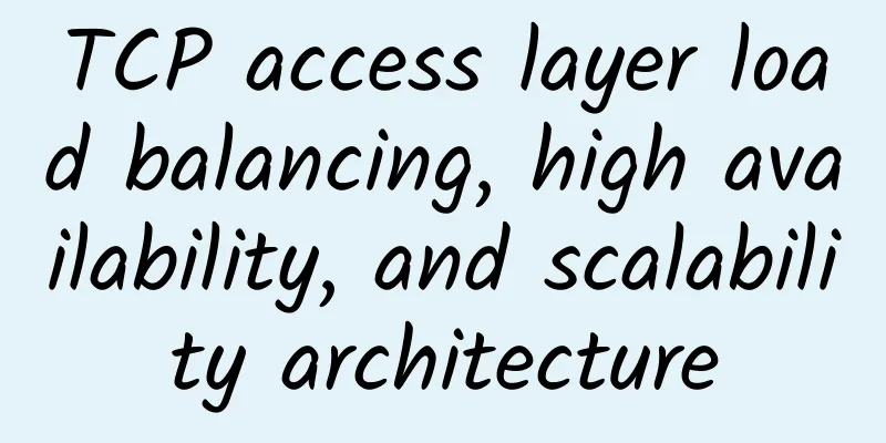 TCP access layer load balancing, high availability, and scalability architecture