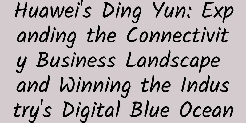 Huawei's Ding Yun: Expanding the Connectivity Business Landscape and Winning the Industry's Digital Blue Ocean