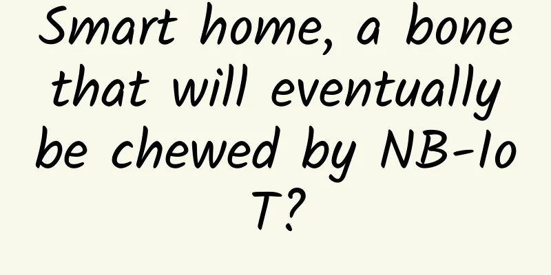 Smart home, a bone that will eventually be chewed by NB-IoT?