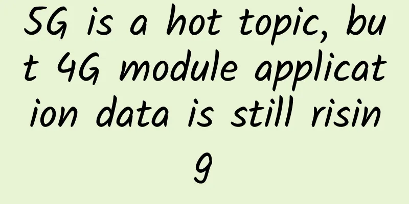 5G is a hot topic, but 4G module application data is still rising