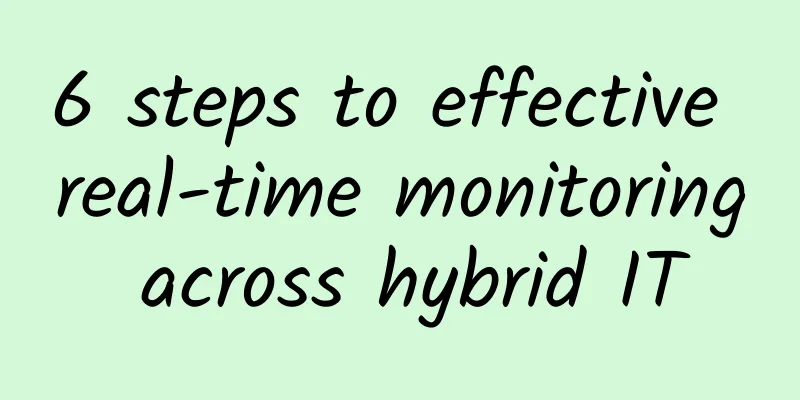 6 steps to effective real-time monitoring across hybrid IT
