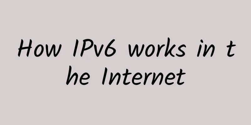 How IPv6 works in the Internet