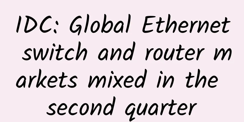 IDC: Global Ethernet switch and router markets mixed in the second quarter