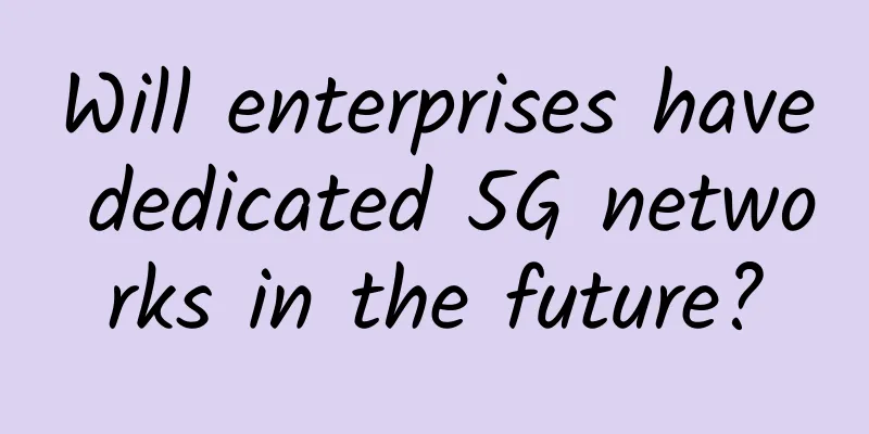 Will enterprises have dedicated 5G networks in the future?