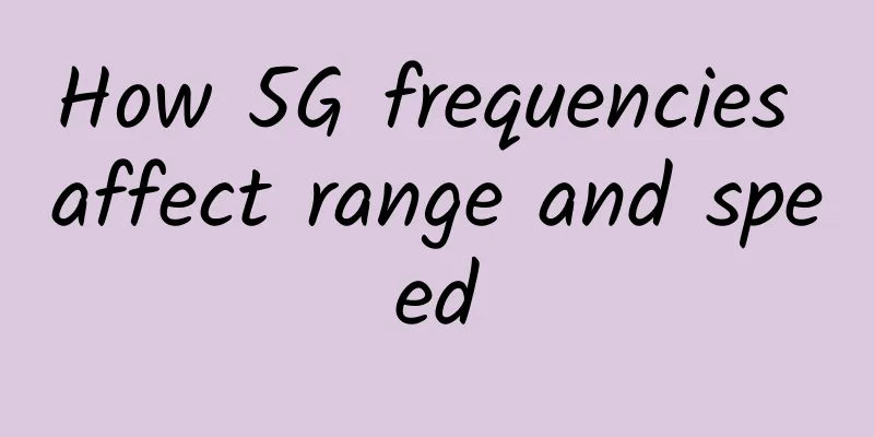 How 5G frequencies affect range and speed
