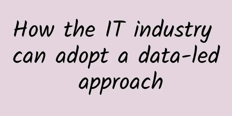 How the IT industry can adopt a data-led approach