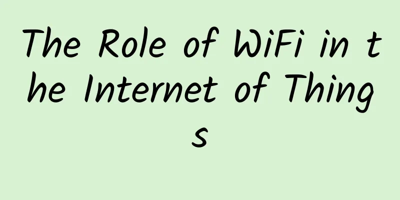 The Role of WiFi in the Internet of Things